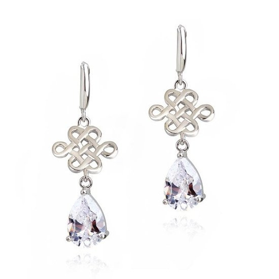 Kol 599/611 KOLCZYKI wiszące, długie, srebrne, łezki