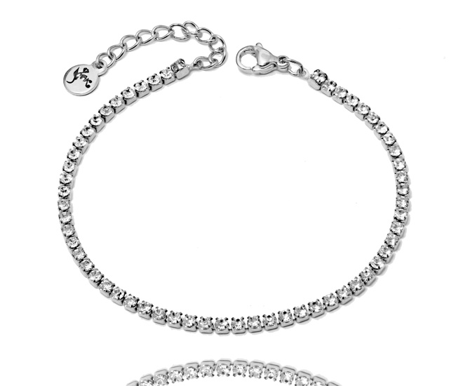 Bransoletka ślubna z cyrkoniami 1816/9