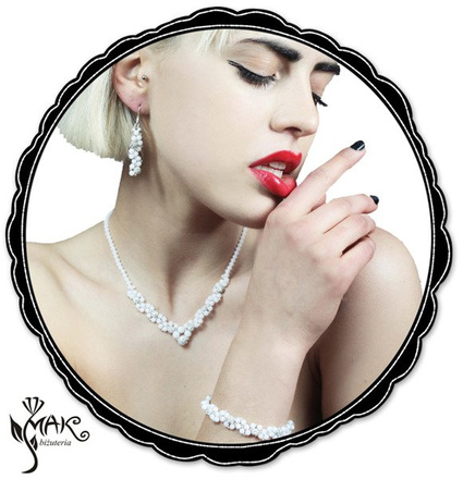 512 biżuteria ślubna kolczyki