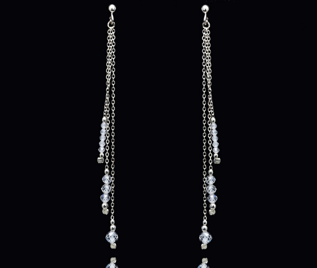 Kolczyki ślubne srebro 925 z cyrkoniami 1816/11