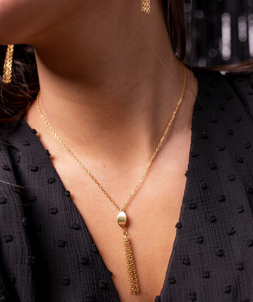 1451 bransoletka srebrna 925 pozłacana chwost