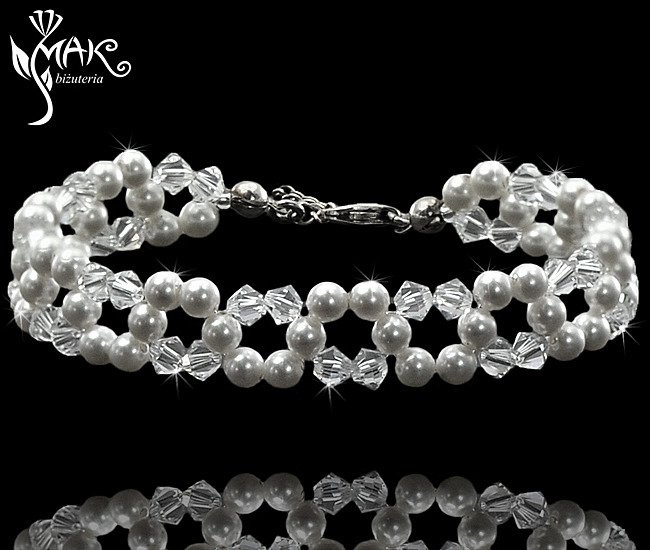 161 bransoletka z kryształów