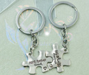 BK914 brelok do kluczy dla zakochanych puzzle 