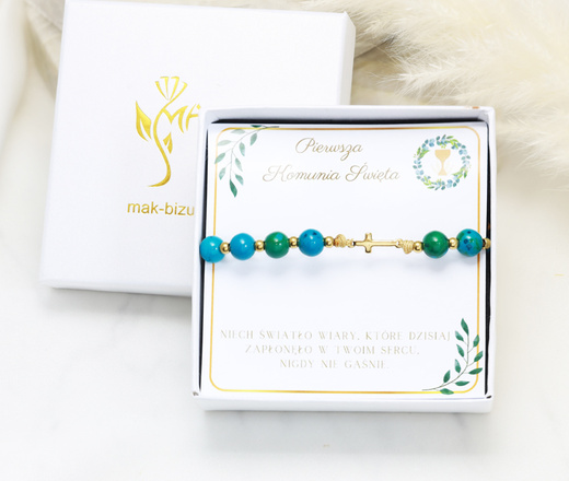 Bransoletka różaniec dla dziewczynki 1813/1