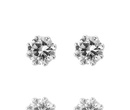 480/77 kolczyki z białymi cyrkoniami 