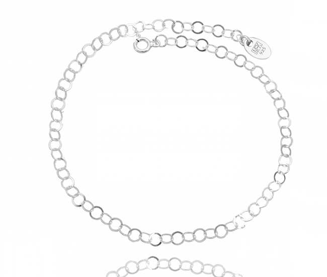 Bransoletka na nogę srebrna R132 1779/15