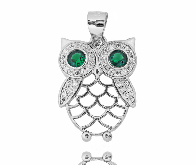 114/20 wisiorek mała sowka dzień nauczyciela