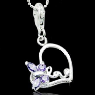 Charms sr p 925 SERCE Z MOTYLEM H-0355 (1305620614)