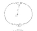 1723 bransoletka srebro 925 skrzydło anioła
