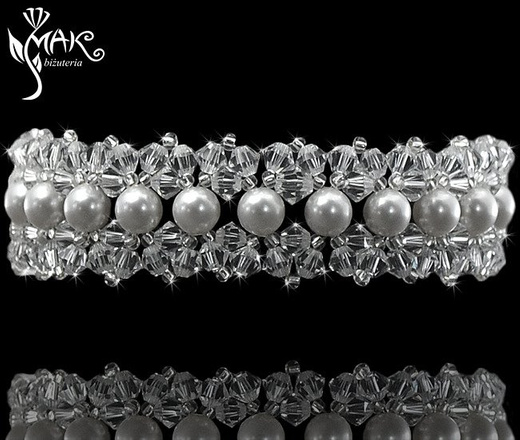 NK 257 NASZYJNIK Z KRYSZTAŁÓW SWAROVSKI ELEMENTS