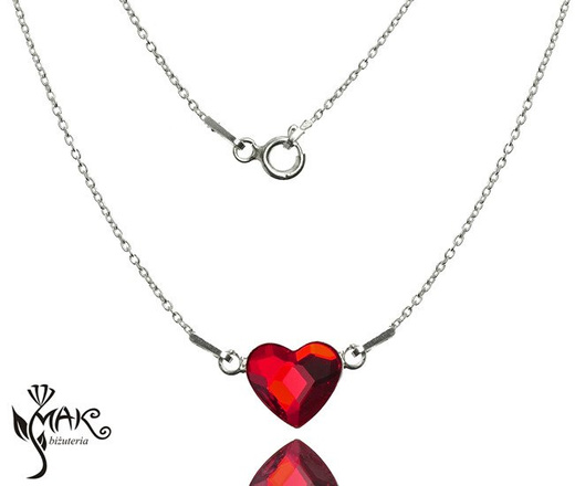 NK552 NASZYJNIK SWAROVSKI 10 MM light siam