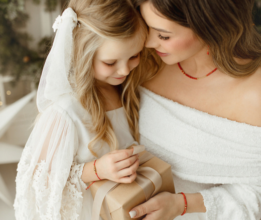 Elegancki koral komplet złocony 1875/12