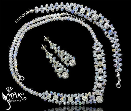 BR425 PIĘKNA BRANSOLETKA SHAMBALLA - ŚLUB