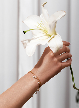 1499 kolczyki srebrne 925 złocone długie z kwiatuszkami