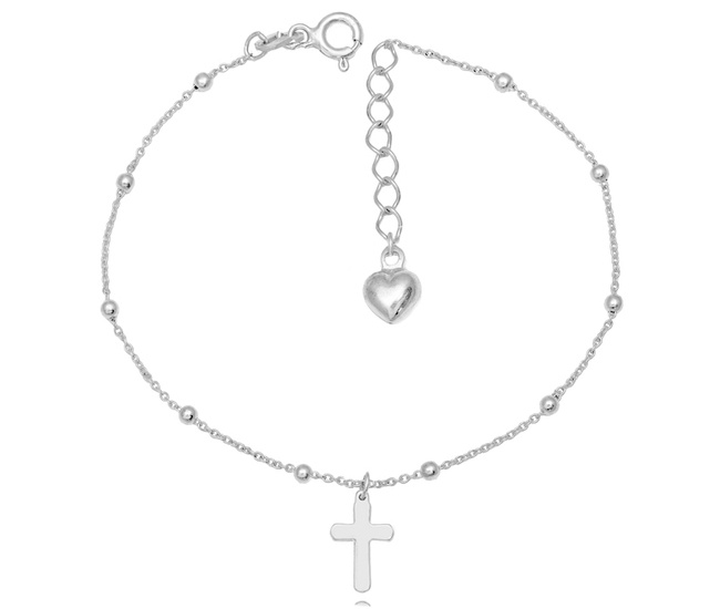 1720 bransoletka różaniec srebro 925