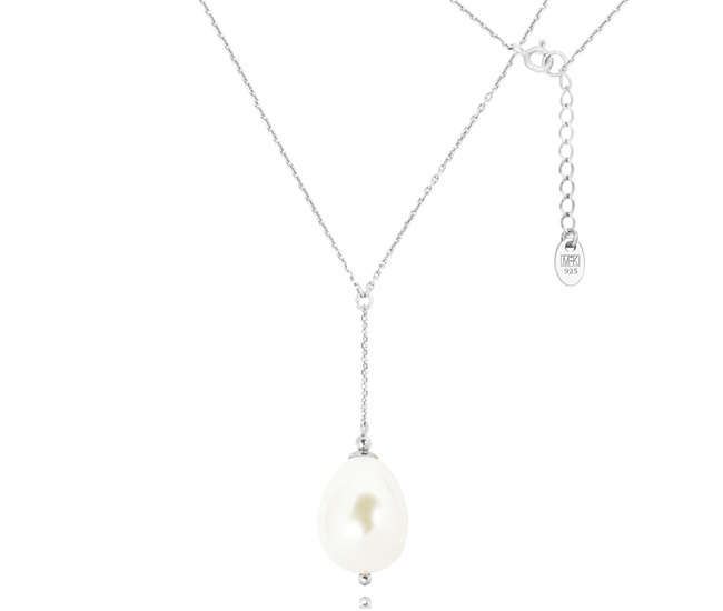 1452 naszyjnik srebrny 925 perła