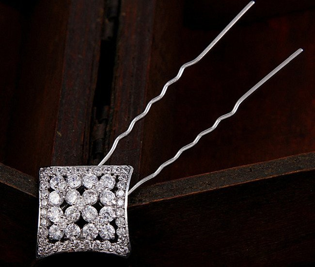 655/25 WSUWKA do włosów ekskluzywna cyrkonie