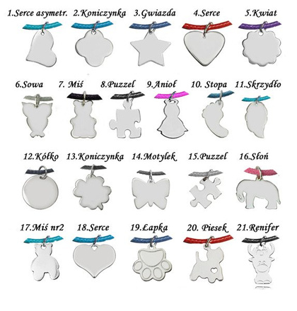 BR996 BRANSOLETKA Z GRAWEREM infinity Swarovski Elements serce