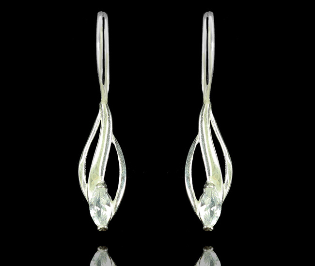 480/468 kolczyki srebrne 925 cyrkonie