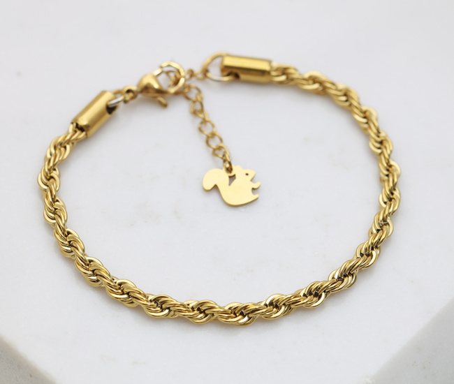 bransoletka z grawerem skręcane ogniwka 1857/1