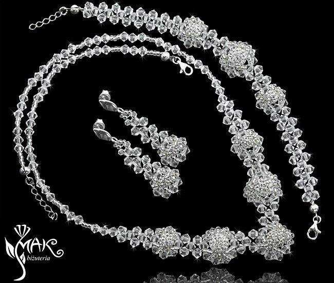 279 komplet biżuteria ślubna