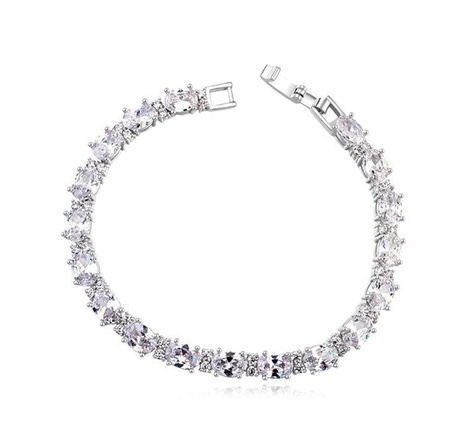 Kpl861 komplet ślubny, biżuteria ślubna z cyrkoniami k599/86 b599/493