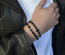1722/3 bransoletka różaniec męska kamienie naturalne