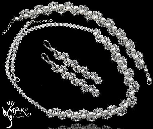 NK286 NASZYJNIK Z KRYSZTAŁÓW SWAROVSKI ELEMENTS (1338669732)