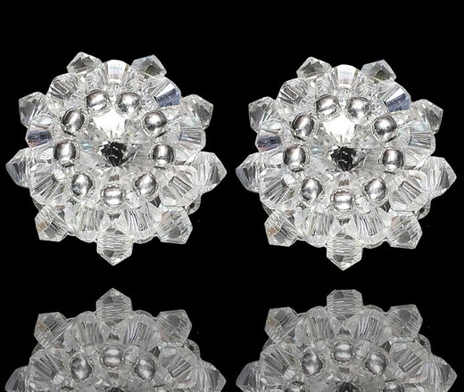 W634 biżuteria ślubna Swarovski WISIOREK CRYSTAL