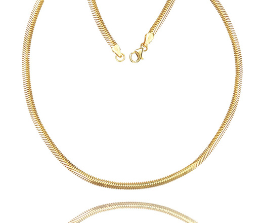 1290 bransoletka srebrna 925 pozłacana solidna gładka