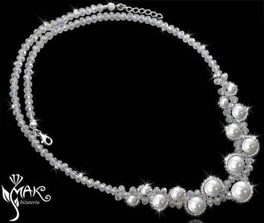 424 crystal biżuteria ślubna komplet