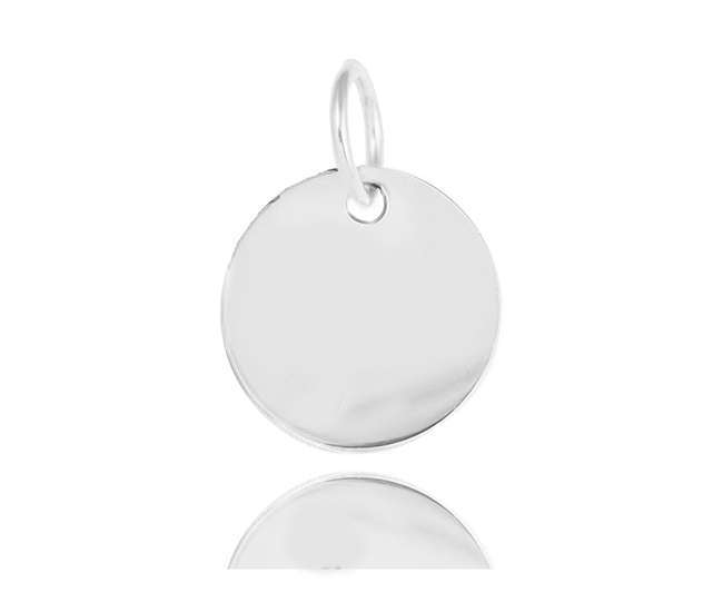 1547 Kółeczko blaszka bez grawerunku stal szlachetna 10 mm Dla firm HURT