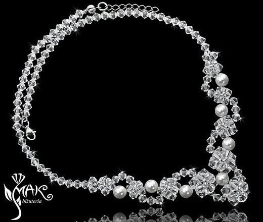 KOL 260 KOLCZYKI Z KRYSZTAŁÓW SWAROVSKI ELEMENTS kolczyki na ślub, kolczyki ślubne