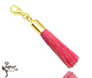 BR951 zawieszka różowy chwost do bransoletki