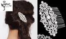 S656/23  WSUWKA , spinka, ozdoba do włosów na ślub