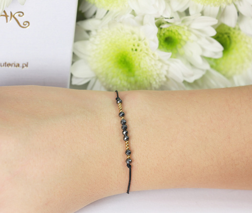 1730/10 bransoletka personalizowana alfabetem Morse'a "Ciocia"