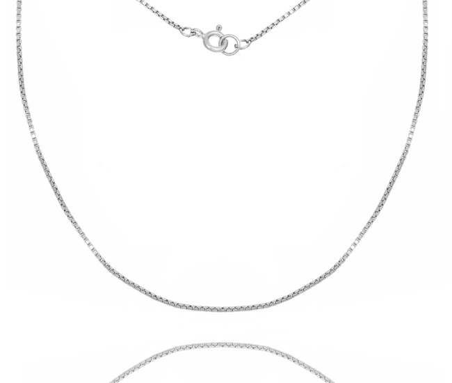 Łańcuszek srebrny p. 925 wenecjana KV019