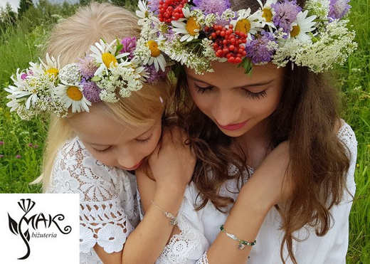 BR946 BRANSOLETKA z grawerem srebro 925, owca, baranek Swarovski Elements