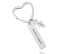 1559/1 brelok do kluczy z Twoim grawerunkiem srebrny chłopiec