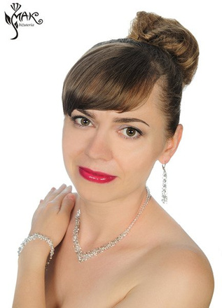 287 crystal kolczyki ślubne