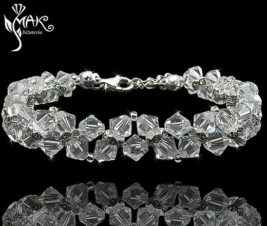 287 crystal kolczyki ślubne