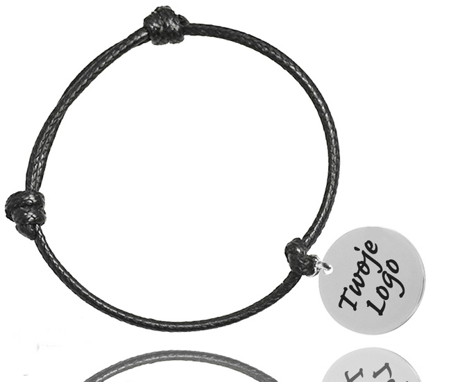 641 bransoletka z logo Dla firm HURT 50 szt