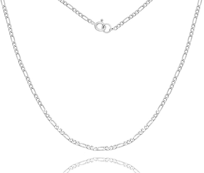 Łańcuszek srebrny p. 925 figaro conc040