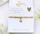  zestaw dla nauczyciela bransoletka beżowa gwiazdką 1807/6