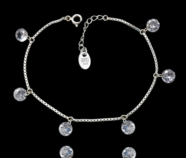 Bransoletka ślubna srebro 925 z cyrkoniami 1816/10