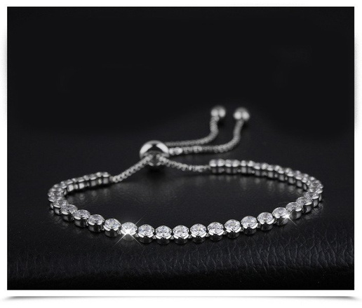 Kpl882 komplet ślubny, biżuteria ślubna z cyrkoniami (k599/577 + b599/753)