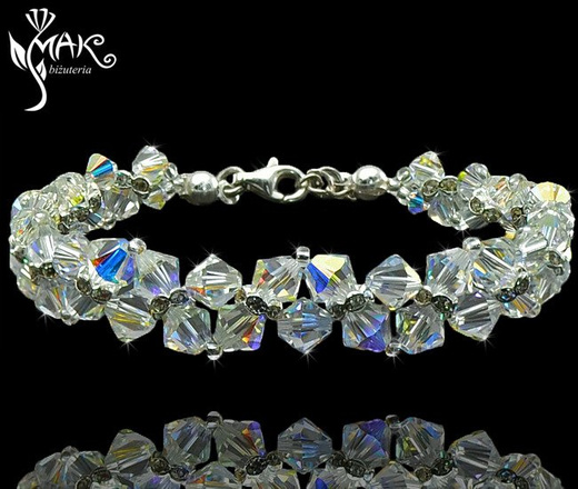 NK287 NASZYJNIK Z KRYSZTAŁÓW SWAROVSKI ELEMENTS