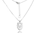 1157 naszyjnik z srebrny 925 ażurowy lew