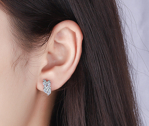 Kol 599/1054 KOLCZYKI z cyrkoniami crystal