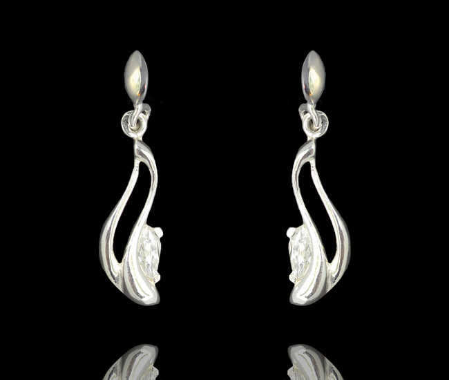 480/469 kolczyki srebrne 925 cyrkonie